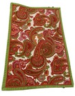 S/4 Pomegranate Inc.Paisley Red & Green Placemats EUC — photo 6