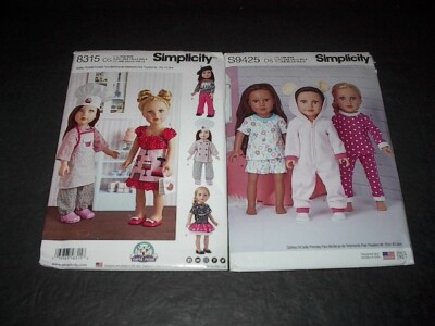 Simplicity Patterns 8315 ~ 9425 ~ 7 Adorable Outfits for 18