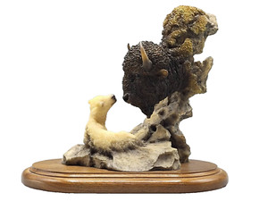 希少 Mill Creek Studio バッファロー 置物 245$ 【公式通販】