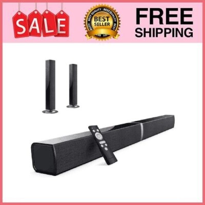 Sound Bars for TV Bluetooth Home Audio TV Speaker 50W with 4 Drivers and Remote