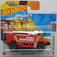 Hot Wheels Runway Res-Q Rot Hw First Response Neu/Ovp Feuerwehr Red Rosso Rouge