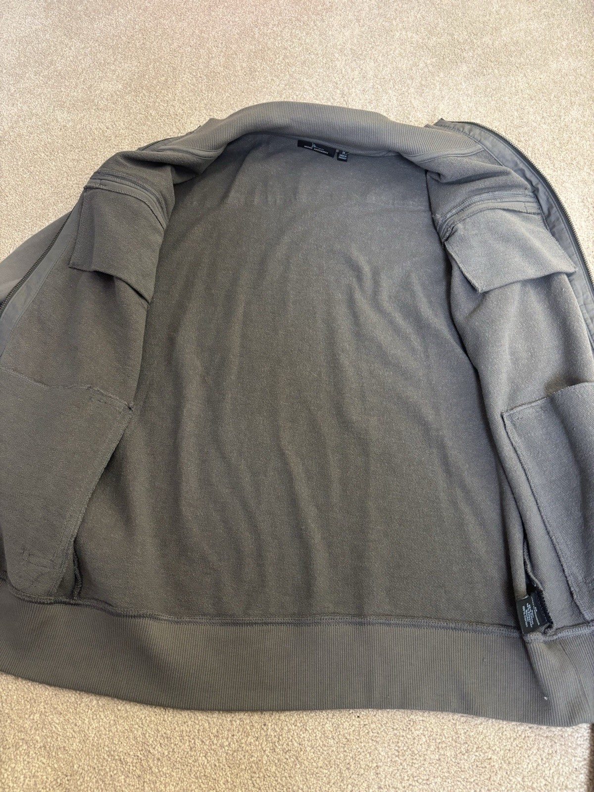 Marc Anthony Men's Gray Zip-Up Basic Jacket M 60%… - image 8