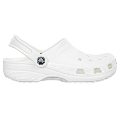 Crocs White Unisex Adult Classic Slip On Sandals Ultra Light Water-Friendly