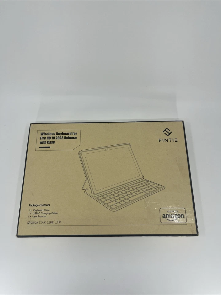 Amazon - Keyboard Case for Fire HD 10 (2023 Release) - Black - Image 3 of 4