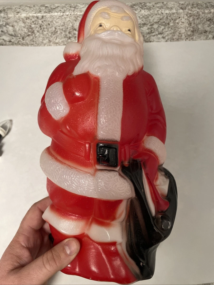 25+ Vintage Christmas Blow Mold Santa Figures (1946-1990) for sale