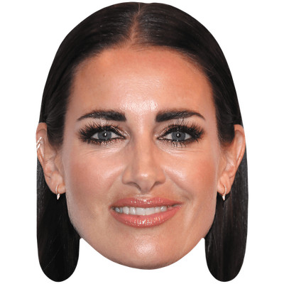Kirsty Gallacher (Make Up) Celebrity Mask, Flat Card Face, Fancy Dress Mask
