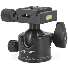 Tactical Ball Head Tripod Mount for Rifles, Arca Swiss Plate, 360° Rotation, Low