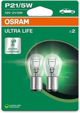 OSRAM ULTRA LIFE, P21/5W, Double Blister, (2 lamps), white