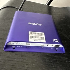 BrightSign XD4 XD1034 Digital Signage Expanded I/O Media Player Blue Wired HDMI