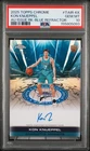 2025-26 Topps Chrome Auto Issue Rookie Kon Knueppel Blue Refractor /150 PSA 10