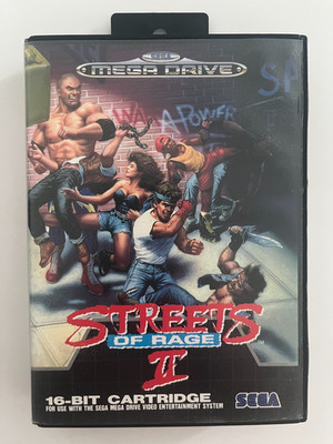 STREETS OF RAGE 2 II SEGA MEGADRIVE Genesis Spiel - SAMMLER SEHR GUTER ZUSTAND