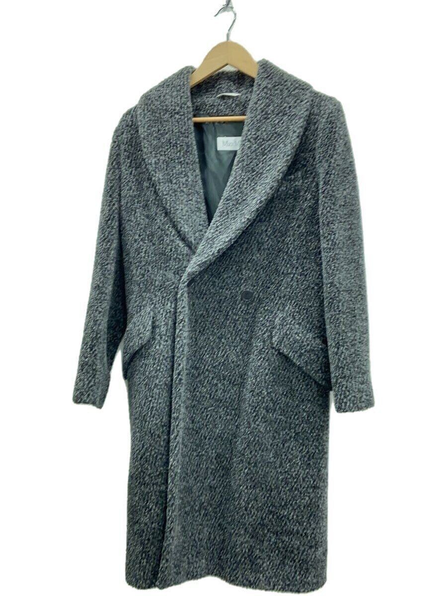 ALTRA Cappotto lungo MAX MARA altro collo scialle lana alpaca Chester 40 grigio
