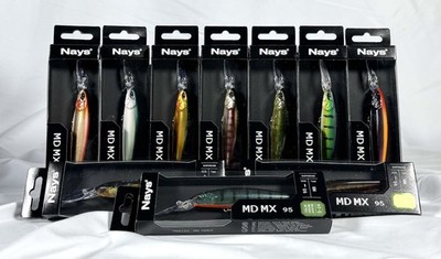 Nays MD MX 95 MR 2.0 9,5mm 10,7g Twitchbait Hardbait Wobbler 11cm BKK Drilling