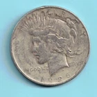 SILVER 1926 D PEACE SILVER DOLLAR UNGRADED - CIRCULATED