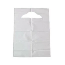 Economy Slipover Bib 18" x 30" White Case 150 Tissue Poly Dental