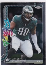 2025 Topps Chrome Football Jalen Carter Future Stars #FS-25 Philadelphia Eagles