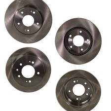 Front and Rear Disc Brake Rotors For 2007-2010 Hyundai Elantra