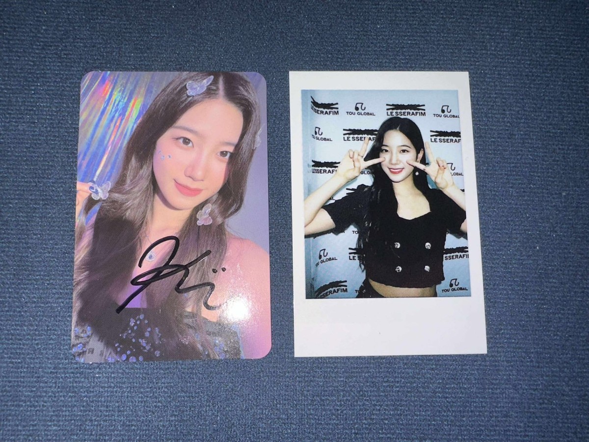 LE SSERAFIM カズハ 直筆サイン 写真 LINEミュージック Amazon | LE SSERAFIMカズハ直筆サイン入り公式ポストカード | ポスト