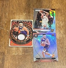 Devin Booker Suns Court Kings Jersey/ Silver Prizm/ Certified (3) Card Lot!