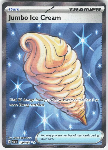 Jumbo Ice Cream 109/086 Double Rare Chaos Rising Pokemon Holo Lightly Played