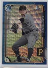 2015 Bowman Chrome Prospects Blue Wave Refractor Buddy Borden #BCP63 1q7