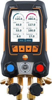 testo 558s Digital Manifold   AC Manifold Gauge HVAC , Bluetooth, App-Connection