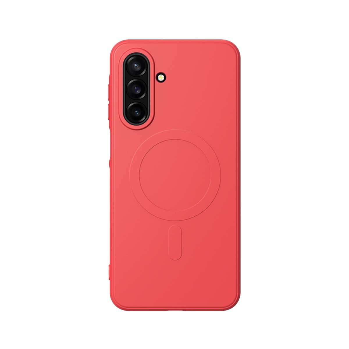Coque silicone magnétique Galaxy A17 4G protection rouge avec aimant