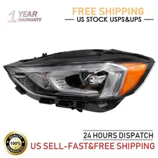 Driver Side Headlight Assembly Replacement for Ford Edge 2019-2021 Left Headlamp