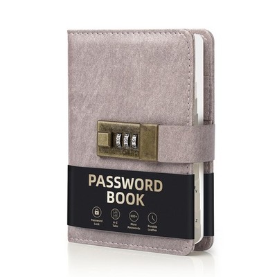 WEMATE Password Book with Lock, Password Book with Alphabetical Tabs 600+ Pas...