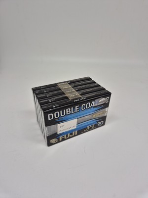 5x FUJI JP-II 90 Leerkassette MC Tape Double Coating - Neu & Sealed