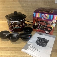 Nostalgia Electrics Chocolate Dipping Pot Opened Box