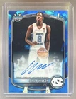 Caleb Wilson 2025 Bowman Chrome Sapphire #CPA-CL Auto 1st Prospect