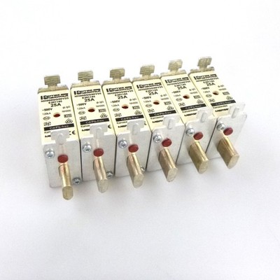 Ferraz-Shawmut/Mersen Sicherung NH000GG50V25 E201185 500V 25A (6Stk.) NOV