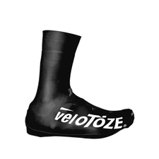 VeloToze V2.0 Tall Waterproof Latex Shoe Covers - Windproof, Aero, XL Black