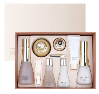 SU:M37 Time Energy Special Set 8pcs Moisturizing Care K-Beauty