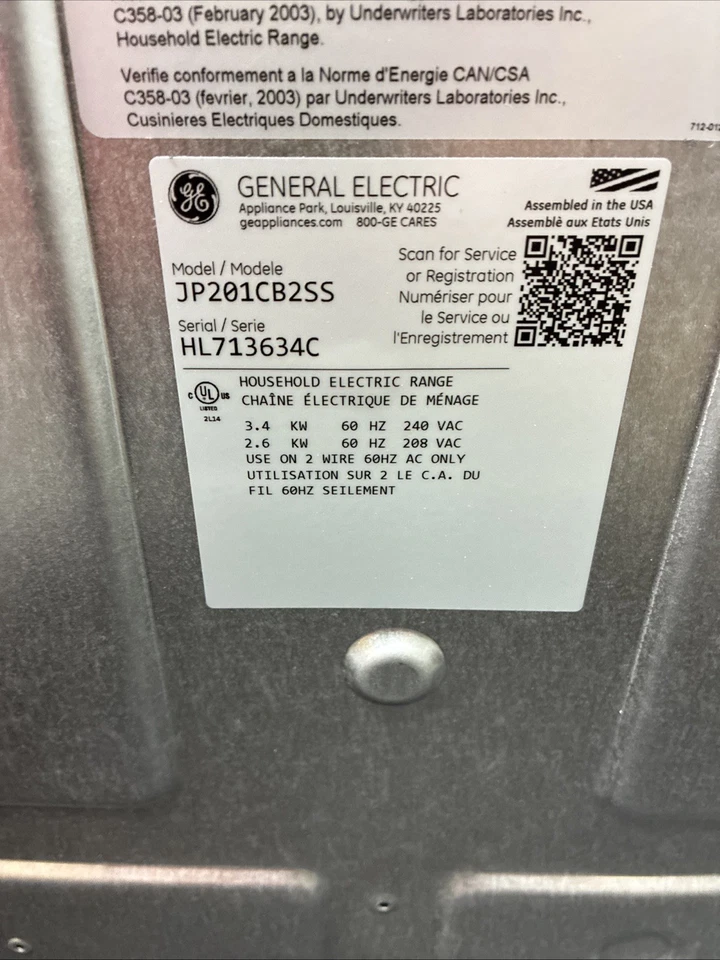 GE SMART BURNER JP201CB2SS Cocina Eléctrica con 2 Elementos de Bobina con Estuche Foto 3 de 3