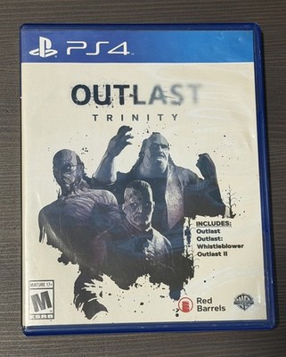 Outlast Trinity   PS4 PlayStation 4 Complete 2 Discs w/ Case & Insert