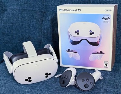 Meta Quest 3S 128GB 3.5'' Virtual Reality Headset, Access to 40+ Games for Youth