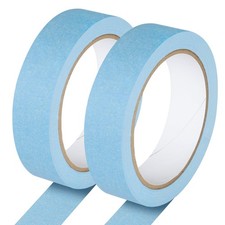 Light Blue Painters Tape 1 Inch 180 FT 2 Roll Masking Tape Multi-Surface