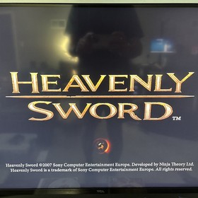 Heavenly Sword  PS3 CIB Black Label Sony PlayStation 3 with manual and insert