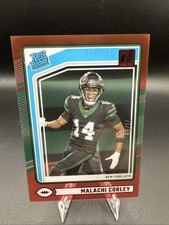 2024 Panini Donruss Clearly Malachi Corley Red Rated Rookie #71/99 RC