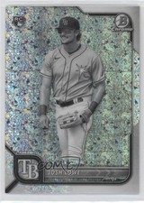2022 Bowman Chrome Black & White Mini-Diamond Refractor /199 Josh Lowe #87 0qh8