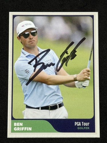 Ben Griffin Signed Autographed Custom Golf Card PGA Tour Rookie Auto 