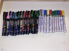 Lot Of BRAND NEW 24 Acrylic Paint Markers - 13 Poscas  11 DecoColor Markers