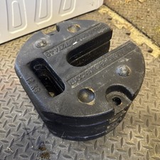 SET OF 4 13KG HEAVY DUTY CAST IRON STEEL POP UP GAZEBO WEIGHTS PLATES peg holes