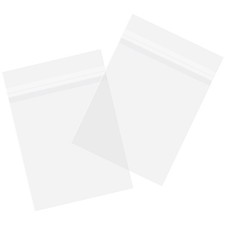 AUEAR 9x11 Clear Plastic Sleeves 100pk Acid-Free 1.6Mil Resealable Bags
