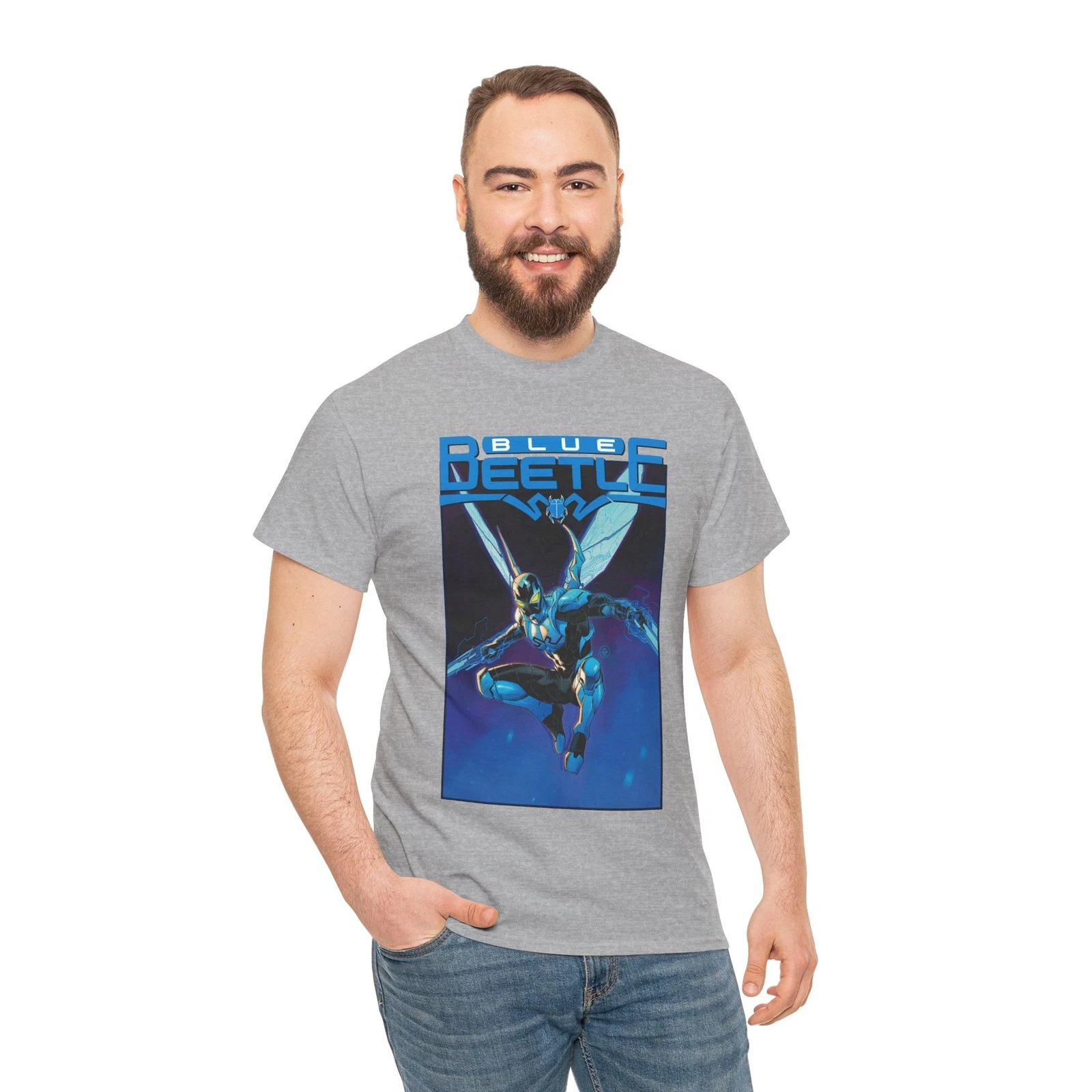 Blue Beetle T-Shirt - Dan Mora Art - Jaime Reyes - DC Comics