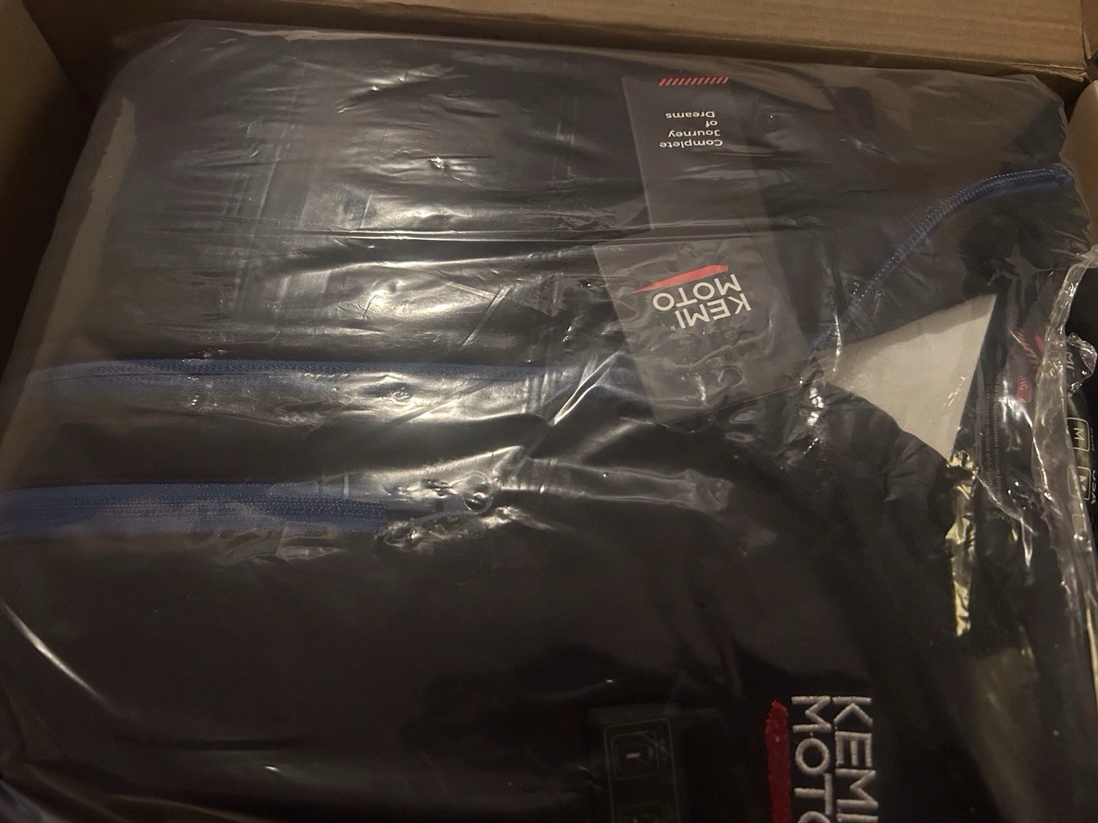 Kemi Moto Heated Jacket Men’s XL Zip Up Black Fleece 9600 MAH Battery Pack