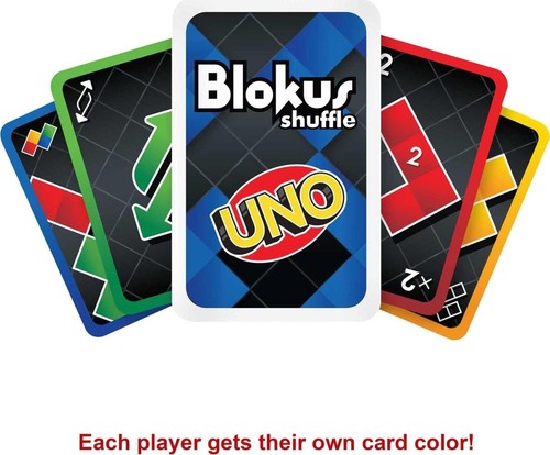 Blokos Shuffle UNO Edition: Ultimatives Familienstrategie Brettspiel, 2-4 Spieler - Bild 4 von 8