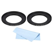 40.5mm-55mm Step Up Ring Camera Lens Filter Adapter Ring Filter with Cloth